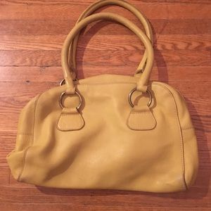 Biden leather handbag